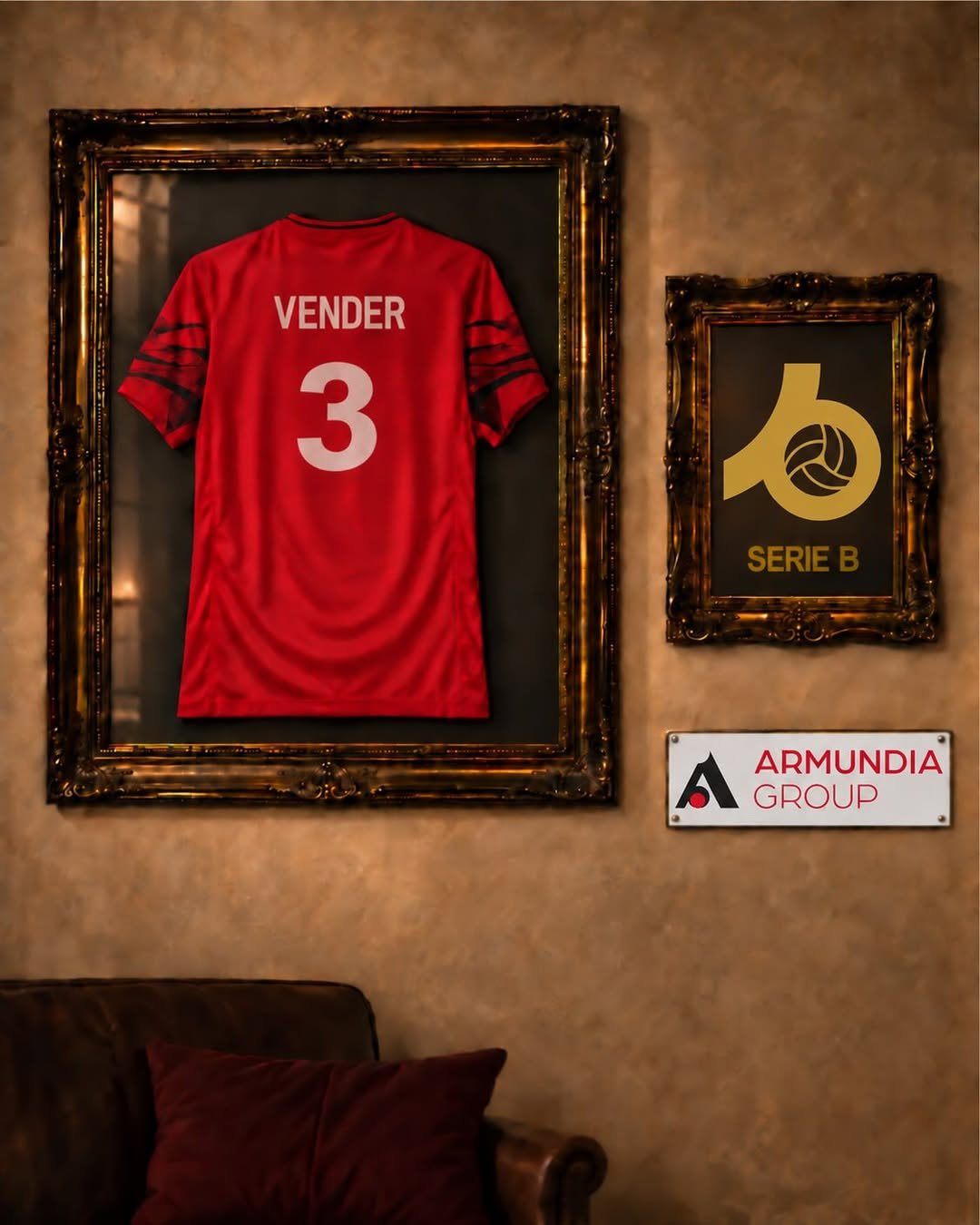 Maglia numero 3 di Federico Vender, nuovo innesto dell'Armundia Virtus Roma di Serie B