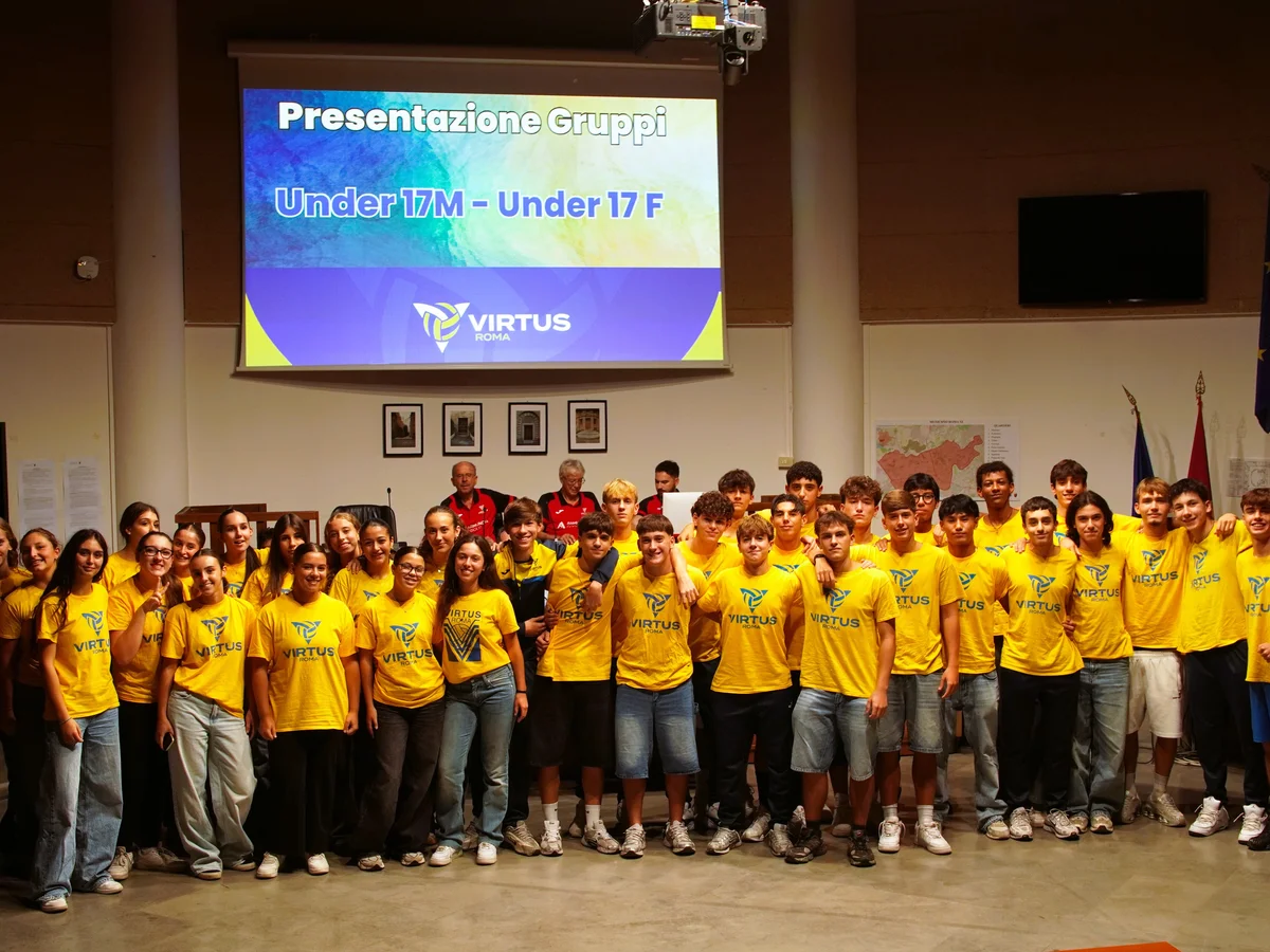 Presentazione gruppi Under 17 maschile e femminile Virtus Roma 2026/27