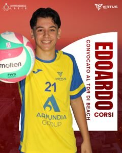 Edoardo Corsi al Trofeo delle Regioni di Beach Volley