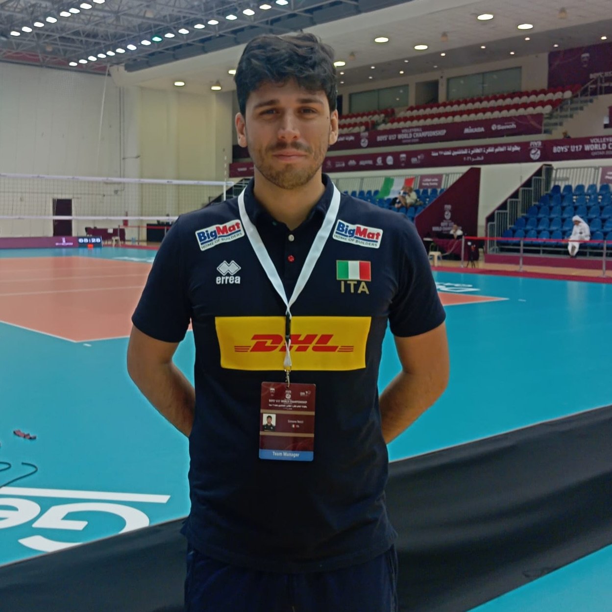 Simone Necci ai Mondiali U17 di Doha