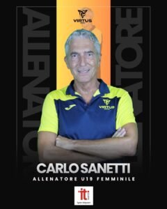 Carlo Sanetti alla guida dell'U19 femminile