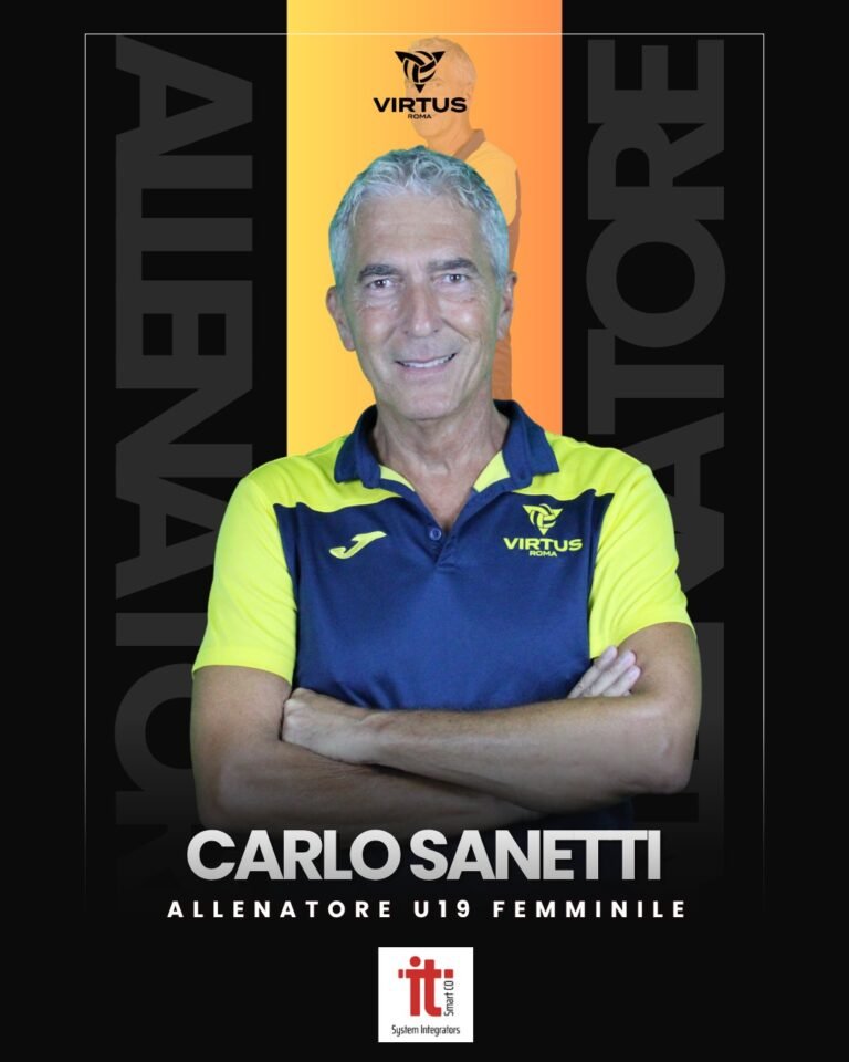 Carlo Sanetti alla guida dell'U19 femminile