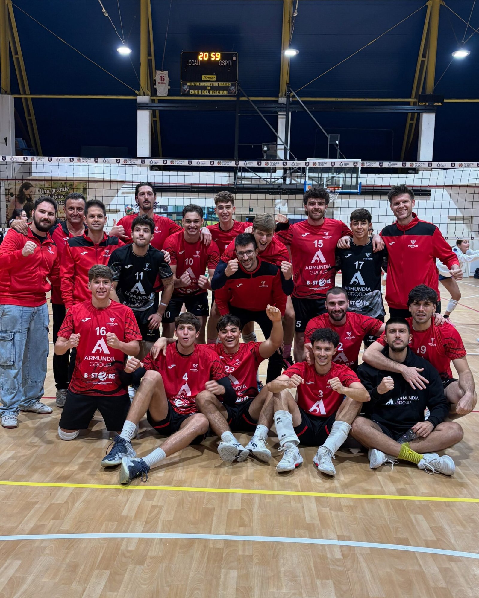 Armundia Virtus Roma nella seconda giornata di Serie B contro Marino Pallavolo
