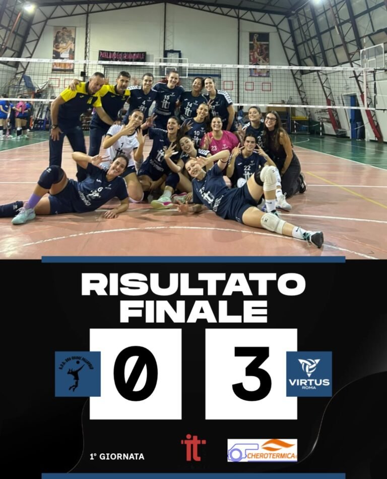 It Smart Co Virtus Roma Serie C femminile festeggia la vittoria 3-0 contro Don Orione
