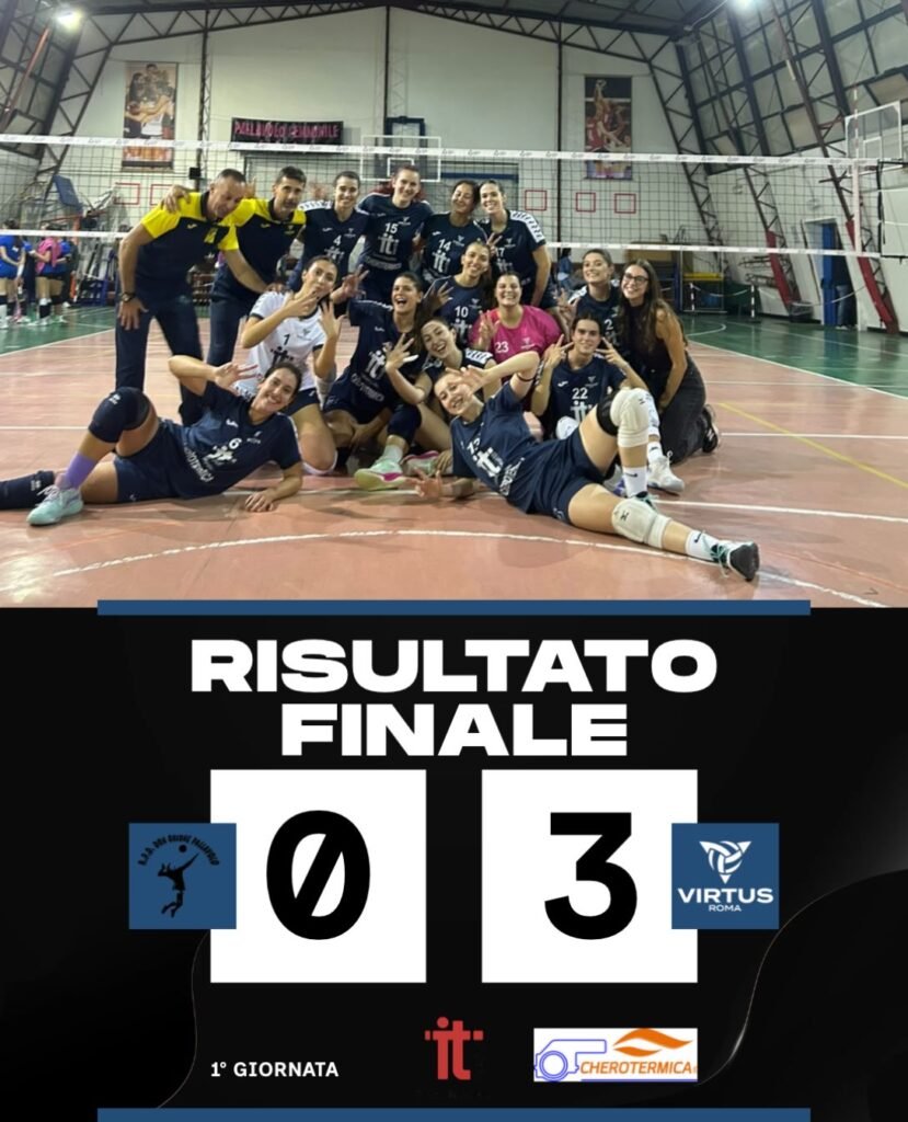 Serie C femminile, l’It Smart Co Virtus Roma vince all’esordio 3-0 sul Don Orione